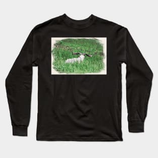 billy goat / Maléa is looking for the Kobold - children's book WolfArt Long Sleeve T-Shirt